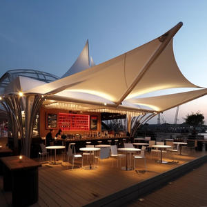 Ocio al aire libre Bar Café Terraza Sombrilla Toldo Paraguas Membrana arquitectónica extensible para aplicación de parque - Product Image 2