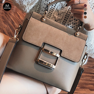 Bolso Cuadrado Esmerilado Directo de Fábrica, Nuevo Modelo 2026, Bolso de Mano y Bandolera de Piel Sintética con Bloques de Color de Moda para Mujer - Product Image 1