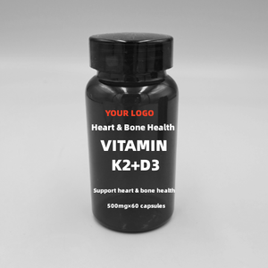 Cápsula de glucosamina OEM compatible con suplementos saludables para el corazón y los huesos Vitamina K2 MK7 + D3 Etiqueta Privada - Product Image 2