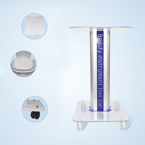 Salon Dental Clinic Use 4 Wheels ABS Mobile Trolley <b>Cart</b> 2 In 1 With USB Port Custom Logo Rolling <b>Storage</b> <b>Cart</b> For Health Care - Product Image 5
