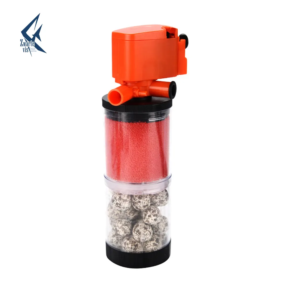 2024 Nieuwe Stijl Aquarium Multifunctionele Ingebouwde Filter Aquarium Plug In Waterval Sponsfilter Pomp Aquarium & Accessoires