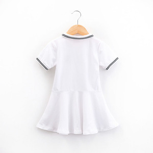 En Stock Falda Polo de Algodón para Niñas, Vestido de Verano de Manga Corta para Bebés - Product Image 6