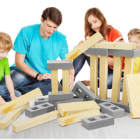 Réductions sur les commandes en gros Équipements de jeux doux pour enfants Blocs de mousse d'intérieur Jouets créatifs DIY