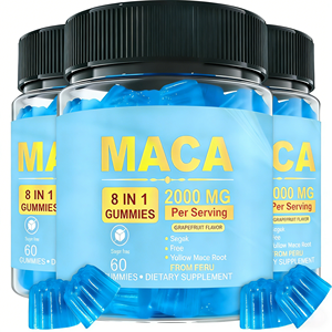 Suplementos de Marca Privada OEM/ODM, Gomitas Vegetarianas de Raíz de Maca con Vitaminas, Gomitas con Extracto de Raíz de Maca y <span class=keywords><strong>Ashwagandha</strong></span> - Product Image 3