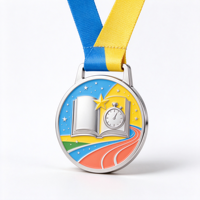 Médailles sportives en or avec logo personnalisé en gros - Médailles de récompense en 3D pour les championnats et les tournois