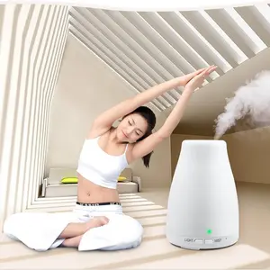 Minidifusor de Aroma portátil ultrasónico para el hogar, humidificador de vapor frío con luz LED de Ambiente, 5V de CC, 2021