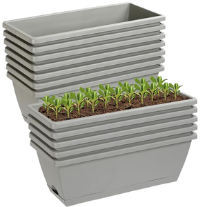 Ventes en gros de jardinières en plastique PP galvanisé et de pots à fleurs suspendus, style classique, écologiques, pour la décoration de la maison et <span class=keywords><strong>du</strong></span> jardin - Product Image 1