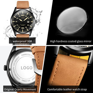 Montre-bracelet de luxe OEM personnalisée, logo personnalisé, étanche, quartz, montre verte Water Ghost pour hommes, boîtier en alliage - Vente en gros - Product Image 2