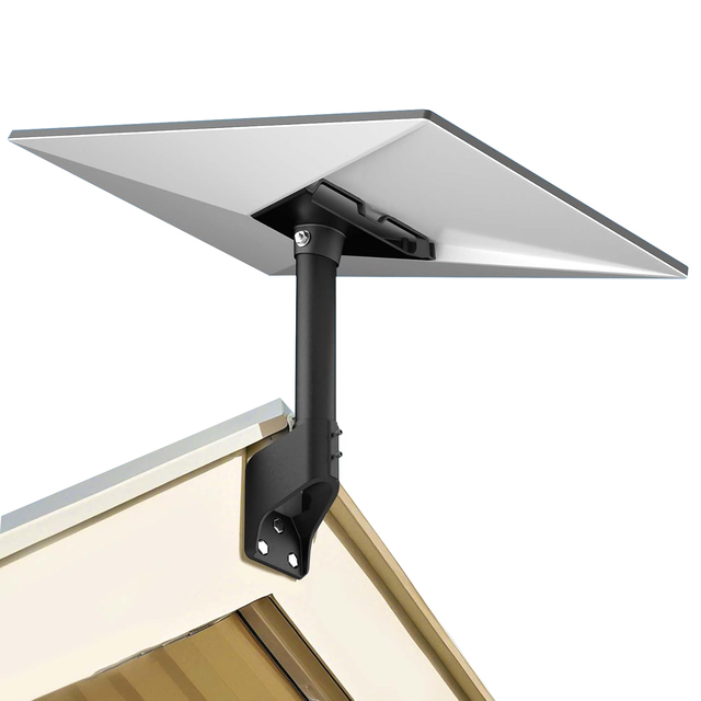 Starlink Gen 3 Roof Mount Kit Heavy-Duty Metal Roof or Wall Mount Accessories for Starlink V4 Satellite Dish Mounting Kit
