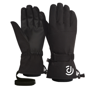 <b>Men's</b> <b>Waterproof</b> Insulated Full Finger Ski & Snowboarding <b>Gloves</b> with Polyester Lining - Product Image 1