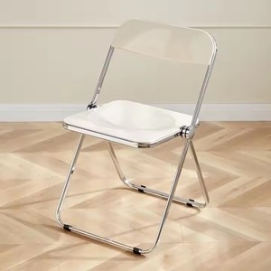 Wholesale Cheap Folding Outdoor <b>Chair</b> Acrylic Plastic <b>Dining</b> <b>Chairs</b> With Metal Frame - Product Image 5