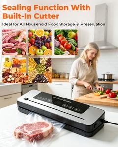 Machine d'emballage sous vide automatique, laminateur, pour conserver les aliments, à commande tactile, murale, compacte, modèle domestique, nouveau design - Product Image 3