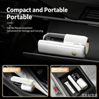 Mini brosse de nettoyage sans fil portable, aspiration puissante, rechargeable par USB, design mural, 42 000 tr/min