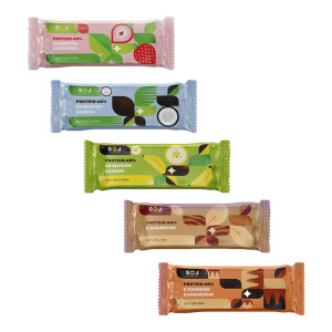 Số Lượng Lớn Tùy Chỉnh In Tear Notch Cấp Thực Phẩm Tinh Khiết Protein Bar <span class=keywords><strong>Wrapper</strong></span> Bao Bì - Product Image 1