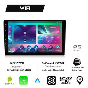 9 "Android 13 8コア<span class=keywords><strong>4</strong></span> + 64GカープレイカーDVDプレーヤーユニバーサルWIFI BT FM/AM 4G RDS DSP DVRカーラジオPantalla Para Automovi - Product Image 5