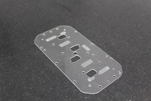 Customized High Transmittance CNC Drilled Square <strong>Semiconductor</strong> Quartz Glass Fused <strong>UVC</strong> Quartz Slot Perforated Plate Cutting - Product Image 4