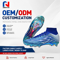 Chaussures de football en promotion – Crampons FG avec plaque carbone, coussin d'air, semelle TPU respirante pour terrain gazonné – Unisexe, pour matchs en extérieur – Vente directe usine