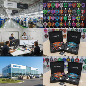 Taspo SPORT, Novedades, Raqueta de Pádel Ligera de Fibra de Carbono 18K con Logotipo Personalizado, Óptica que Cambia de Color, Raqueta de Tenis - Product Image 6