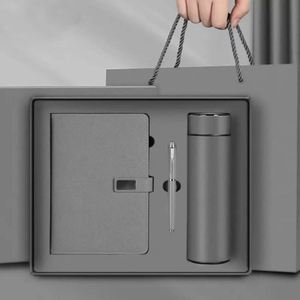 Wholesale Promotional Luxury Gifts Items <b>Notebook</b> Business Gift Customizable <b>Notebook</b> Thermos Cup Gift <b>Set</b> With <b>Pen</b> <b>and</b> Bottle - Product Image 1