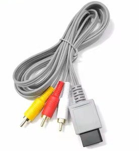 Высококачественный экологичный аудиокабель высокого качества <span class=keywords><strong>RCA</strong></span>, композитный кабель <span class=keywords><strong>3</strong></span> <span class=keywords><strong>RCA</strong></span> для консоли Wii, серый цвет, ПВХ материал - Product Image 4