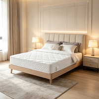 Matelas à ressorts ensachés Euro Top avec surface matelassée confortable, taille personnalisée, couche de confort moelleuse, pour appartement et hôtel, soutien durable