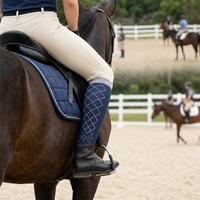 Chaussettes d'équitation personnalisées avec logo, vente en gros d'usine, chaussettes de compression écologiques montantes pour hommes et jeunes sportifs