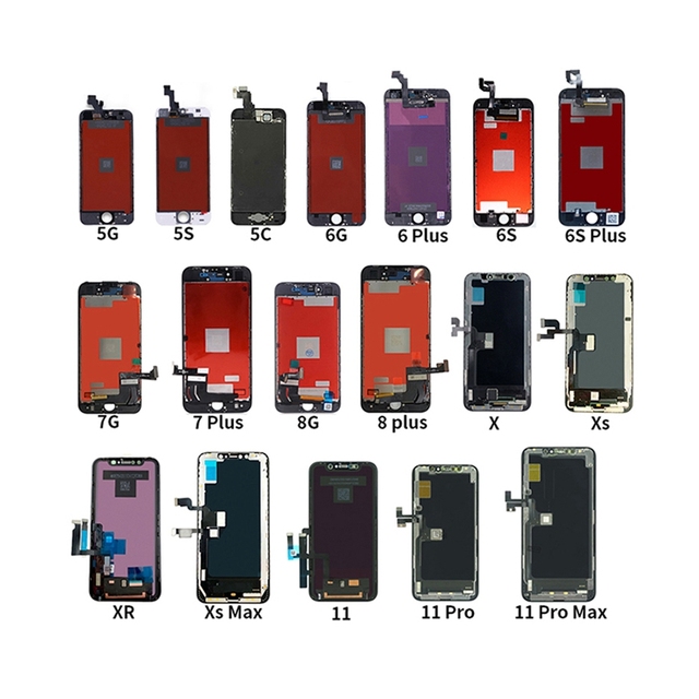 Oem Quality Lcd Display for Iphone X Xs XR Max Oled Screen for Iphone 4s 5 6 7 8 10 11 Pro Lcd