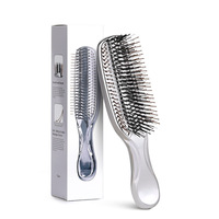 Vente directe usine Peigne électroplaqué antistatique pour le soin du cuir chevelu, usage en salon de coiffure et à domicile, pour cheveux humides et secs