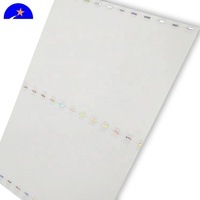 Papier de sécurité filigrané avec fil de sécurité, filigrane personnalisé, papier enduit de résine écologique et imperméable pour coupons et commandes personnalisées