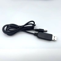 Câble USB de haute qualité 1m, convertisseur de tension 5V vers 12V, chargeur d'alimentation 5.5x2.1 mm DC pour routeur Wifi, modem, ventilateur, lumière LED
