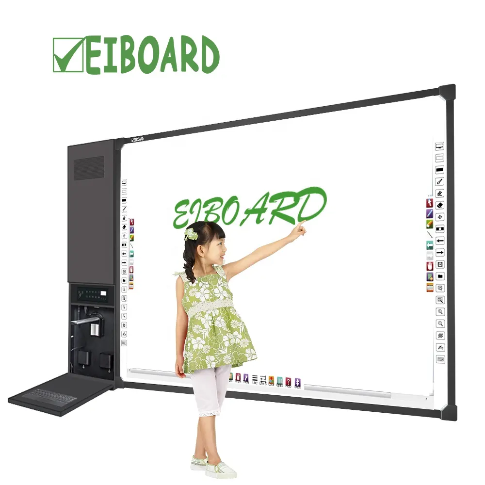 Escolas fornecer all in one pc da tela de toque interativo smart board branco