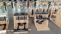 Chaise Wunda de Pilates en bois d'érable, équipement de fitness à domicile, réglable, durable, capacité de 300 kg, exercice corporel