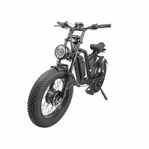 Bicicleta Eléctrica de Doble Motor para Hombre, 1000W, Aluminio, Todoterreno, Neumáticos Gruesos de 20 Pulgadas, 7 Velocidades, Diseño R1 de Doble Motor, 1500W, Potentes Motores Duales que Proporcionan R - Product Image 4