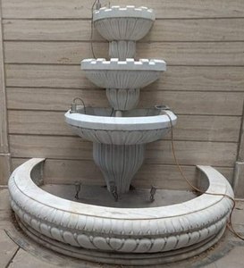 <span class=keywords><strong>Fontaine</strong></span> <span class=keywords><strong>murale</strong></span> d'intérieur en marbre blanc avec tête <span class=keywords><strong>de</strong></span> lion sculptée - Product Image 2