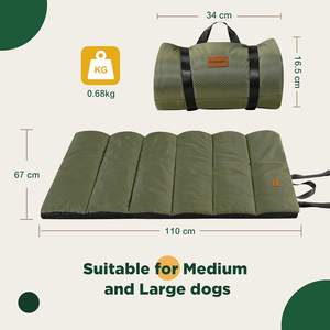 Grand lit de <span class=keywords><strong>voyage</strong></span> pour animaux de compagnie <span class=keywords><strong>Film</strong></span> étanche Portable pliable lavable lit pour <span class=keywords><strong>chien</strong></span> pour chiens de taille moyenne motif solide pour le camping - Product Image 6