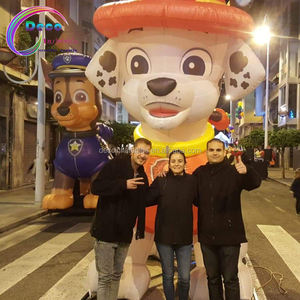 <span class=keywords><strong>Chien</strong></span> gonflable <span class=keywords><strong>géant</strong></span> jaune, <span class=keywords><strong>chien</strong></span> bleu et blanc, <span class=keywords><strong>chien</strong></span> rouge <span class=keywords><strong>pour</strong></span> la publicité - Product Image 3