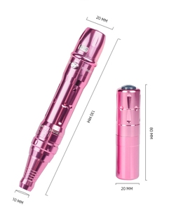 Máquina Inalámbrica de Microblading con Doble Batería, Pluma Digital PMU Rosa para Tatuaje de Cejas y Labios - Product Image 2