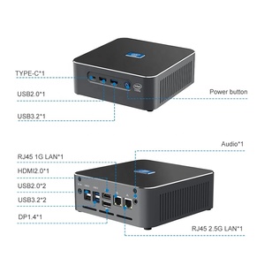 MiniTree PC Gamer de 12.ª Generación <span class=keywords><strong>Intel</strong></span> <span class=keywords><strong>Core</strong></span> I9 12900H <span class=keywords><strong>I7</strong></span> 12650H 1370P Win11 2*DDR4 2*M.2 NVME 2*LAN Mini Computadora para Juegos 12GB WIFI6E - Product Image 5