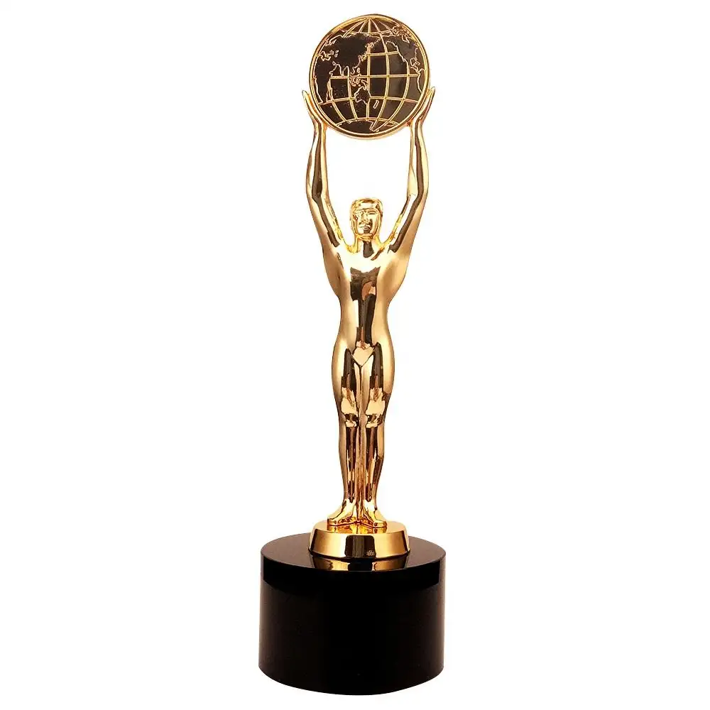 Honor Of Crystal team sports competition Oscar Trophy Small Gold Statue Competition Craft