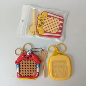Cartoon Cat Magnetic <b>Bead</b> Board Stress Relief Bag Hanging Decor Kids Gift - Product Image 2