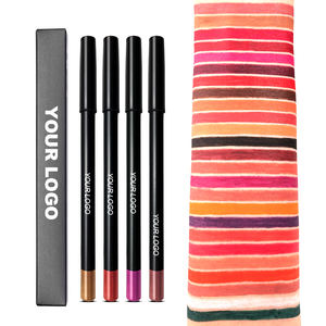 Haute qualité 25 couleurs noir mat imperméable à l'eau <span class=keywords><strong>crayon</strong></span> à lèvres marque privée longue durée crème <span class=keywords><strong>crayon</strong></span> à lèvres - Product Image 2