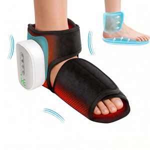 Masseur de pieds à double sac, 3 modes de thérapie des pieds, 4 niveaux de thérapie thermique, massage relaxant par pétrissage, masseur pour pieds et chevilles - Product Image 1