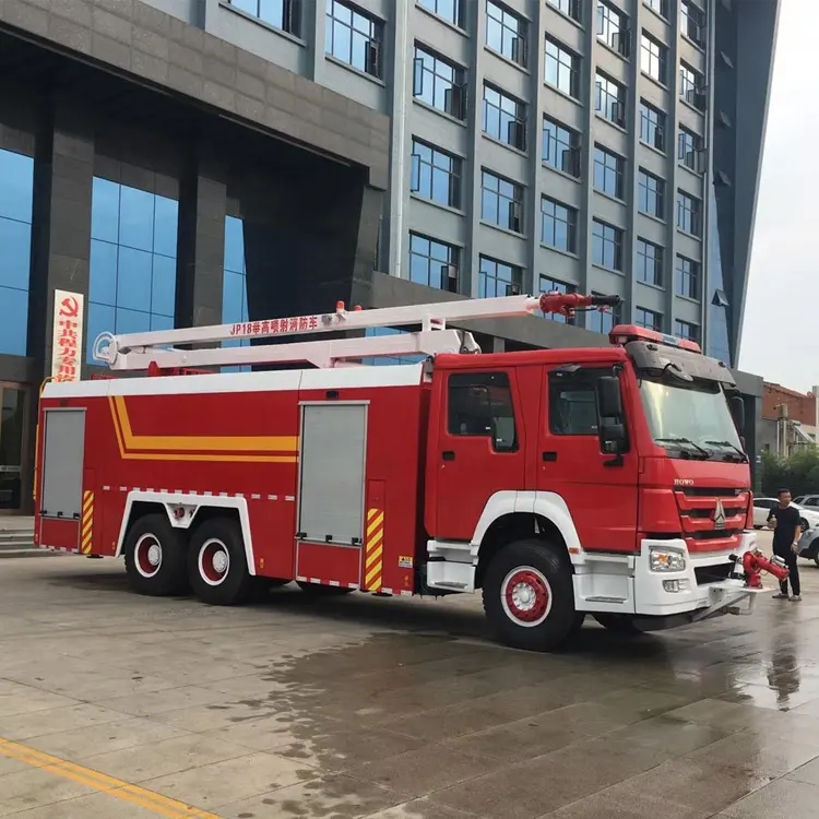 Neue billige 6*4 14000 Liter Heben Sie die Jet Fire Rescue Trucks an
