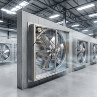 Ventilateur industriel MX-P900 900x900x450mm à aspiration et soufflerie, mode pousser-tirer, pour la ventilation des fermes avicoles