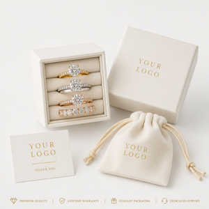 Set di Tre Anelli da Donna, Eleganti Anelli Impilabili per Matrimoni e Feste - Product Image 5