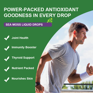 OEM Etiqueta Privada gotas de musgo de mar irlandés aceite de semilla negra Ashwagandha soporte para la tiroides suplementos de hierbas para soporte de minerales traza - Product Image 6