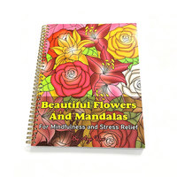Livre de coloriage pour adultes, soulagement du stress, mandala, géométrie complexe, art thérapeutique relaxant, impression de livre de coloriage pour adultes