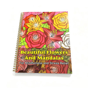 Livre de coloriage pour adultes, soulagement du stress, mandala, géométrie complexe, <span class=keywords><strong>art</strong></span> thérapeutique relaxant, impression de livre de coloriage pour adultes - Product Image 2