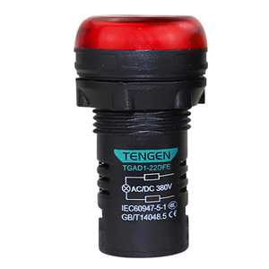 ไฟแสดงสถานะ Tengen รุ่น TGAD1-22DFE 380V AC/DC สีแดง LED IP65 ทนทาน - Product Image 2