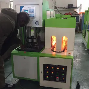Máquina semiautomática de soplado de botellas Tritan, moldeado por soplado de PET